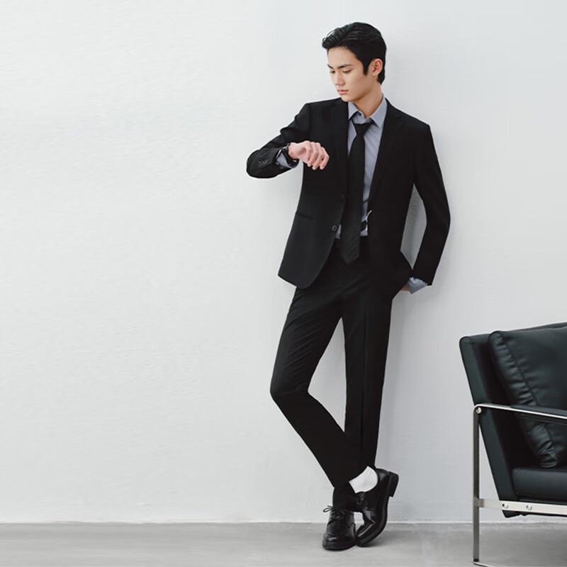 JD Jingzao Men's Slim-fit Business Anti-Wrinkle Trousers