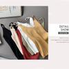 Women Sexy Soft Cozy Camisole Spring Summer Knitted V-neck Sleeveless Strap Top Solid Color Versatile Tank Top