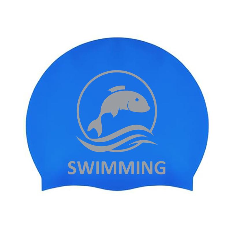 Boys Swim Caps with Names Silicone Custom Printed Sublimated