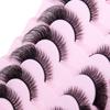 Oblique Flying Fox Eye False Eyelashes 7 Pairs Of Simulated End Of Eye Extended Eyelashes