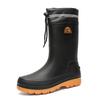 Men's Waterproof Non-Slip Mid-Calf Rain Boots - Korean Style Fashion for All Seasons