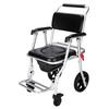 Elderly People with Wheeled Toilet Seat Mobile Folding Shower Disabled Paralyzed Elderly Portable Shower Chair