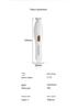 Rechargeable Pet Hair Trimmer for Paws, Eyes, Tail, and Pads