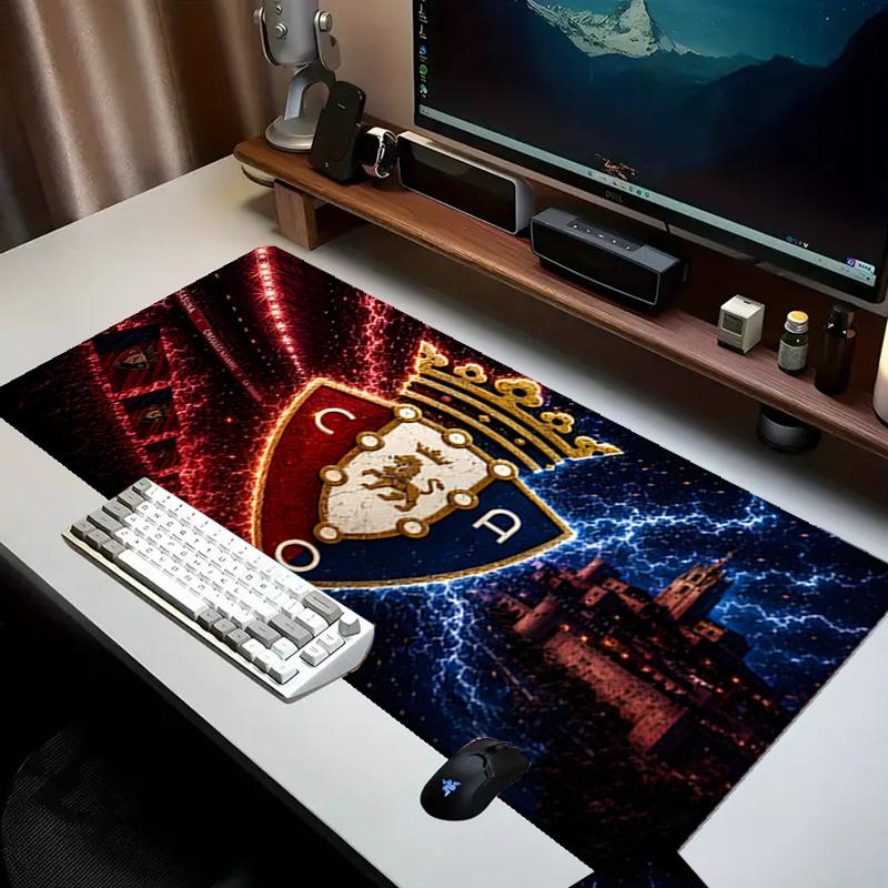 FC Osasuna Golden Lion Mouse pad Office Desk Mat, Gaming Mouse Pad Mousepad, keyboard pad,Heavy-Duty Non-Slip Rubber Backing, Gift