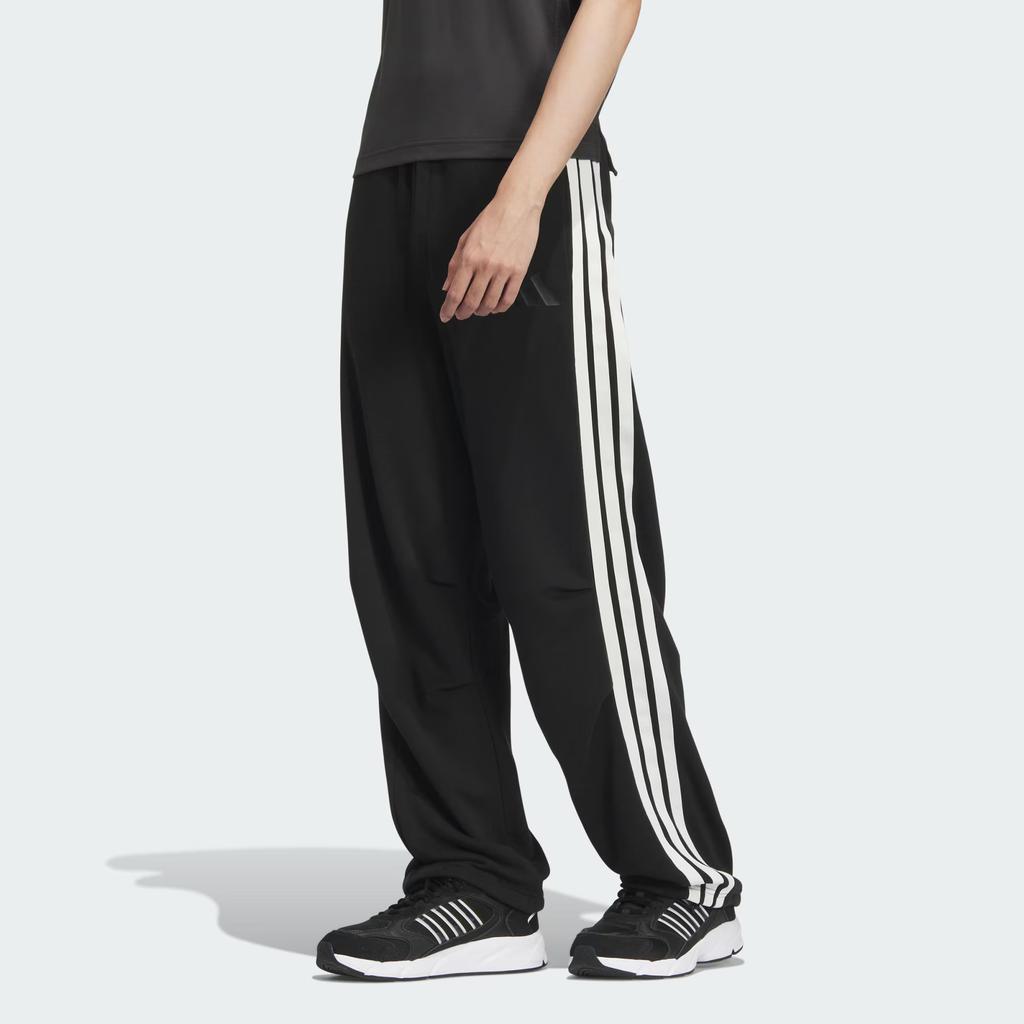 adidas St 3St Kn Tp Comfortable Loose Knit Sports Pants Unisex Pants Black JL6084