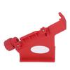 Adjustable Fletching Jig ABS Magnetic Straight Helix Fletching Jig with Clamps for Archery Arrow Red