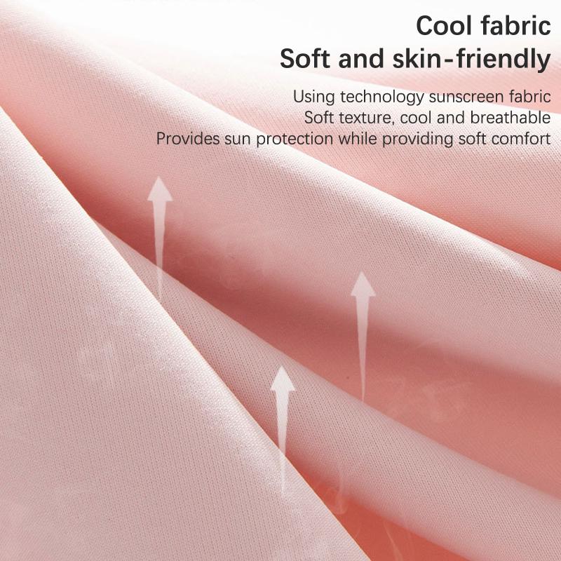 Summer  Sunscreen Gloves For Women Solid Color Uv Protection Ladies Gloves