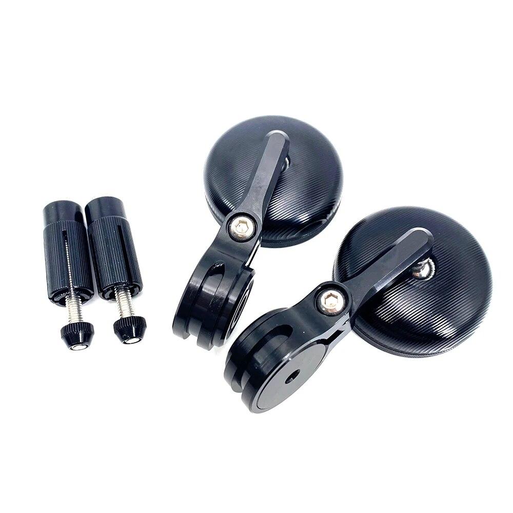 

Ручка для мотоцикла, квадроцикла с ЧПУ, торцевые зеркала, боковые зеркала заднего вида на руль, синее стекло для Super-73 S1 S2 ZX RX Super 73 чёрный