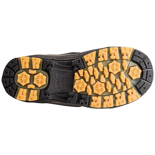 Dolman DL0903 Black, Cold Weather Fleece-Lined Urethane Rain Boots, Lightweight Rain Boots, Work Boots