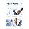 Dental calculus removal tool, ultrasonic scaler, tooth whitening device, electric tooth washer