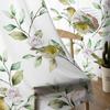 Plants Flowers Watercolor Birds Tulle Curtains for Living Room Sheer Curtain for Bedroom Kitchen Blinds Voile Curtains
