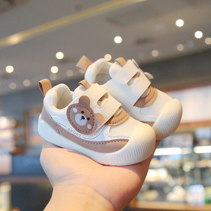 

Дышащие сетчатые детские кроссовки для ходьбы - Мягкая подошва, Нескользящие, На липучке для мальчиков и девочек, Весна/Осень Sizes 17-21 (set of 5 pairs)