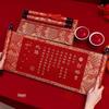 High-End Traditional Chinese Marriage Engagement Scroll Book