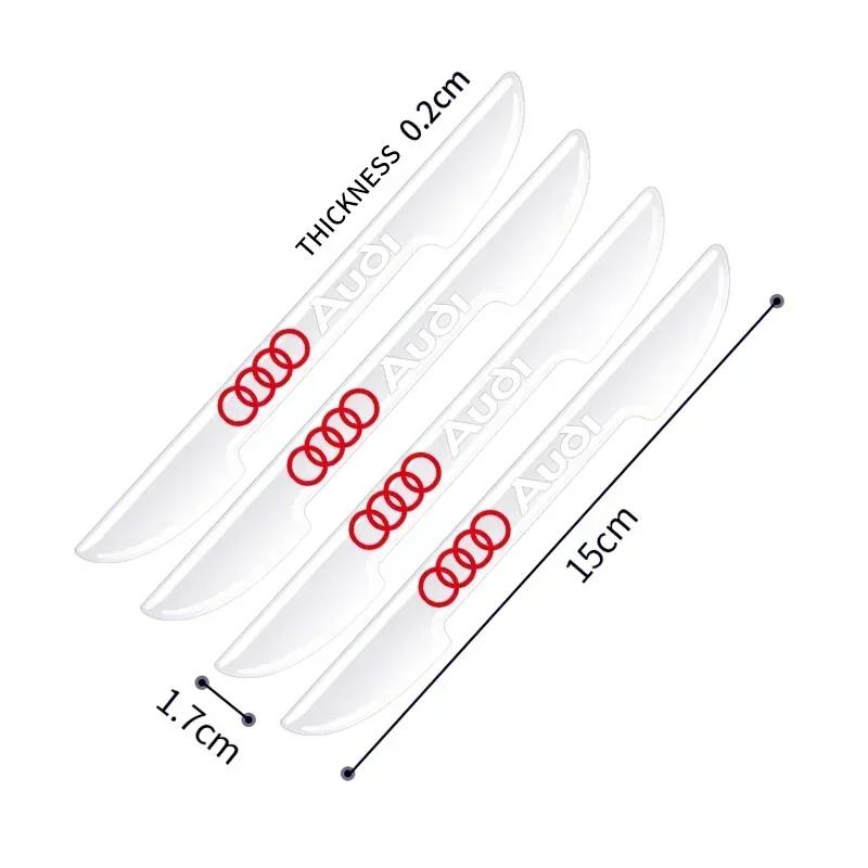 Car Body Edge Anti Scratch Collision Protection Strip Stickers For I8 Sline A4 B5 B6 A3 8P 8V 8L A5 A6 C6 C5 A1 A7 A8 Q2 Q3 TT O9s4