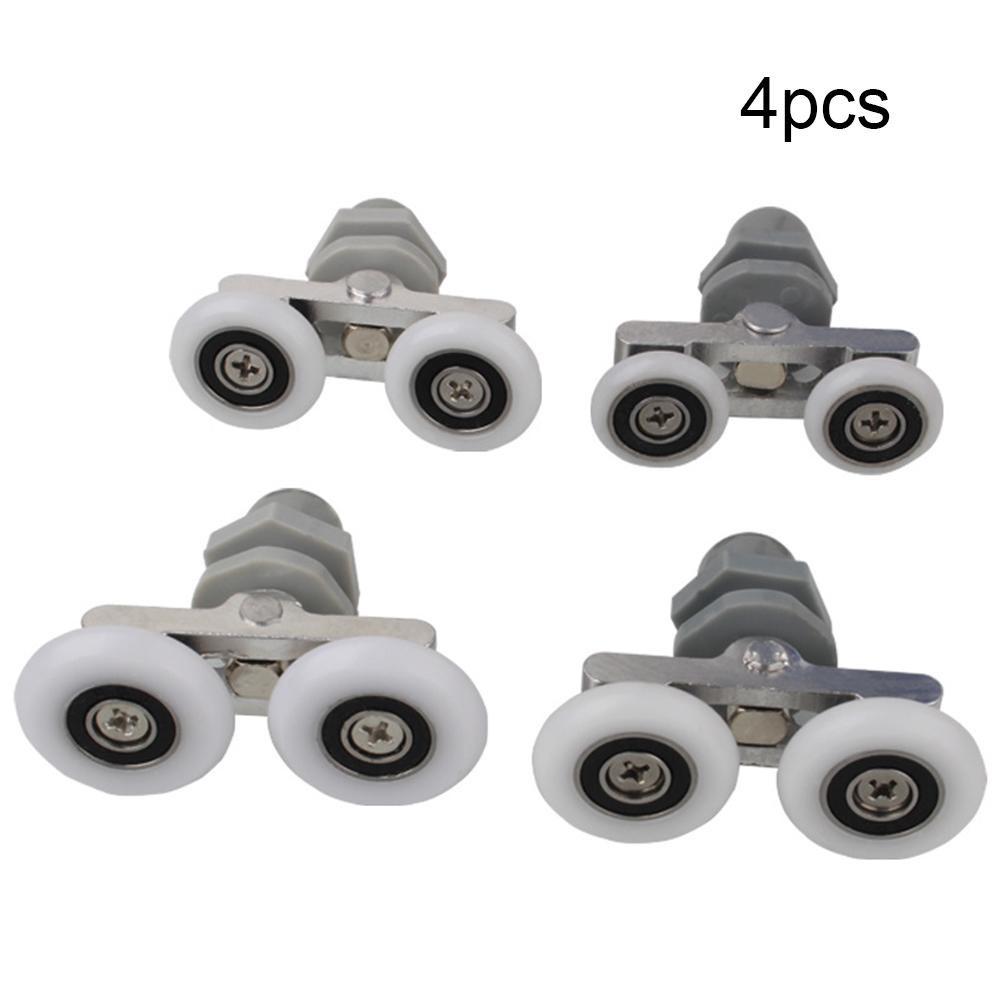 Shower Door Rollers 4pcs Accessories Bathroom Household