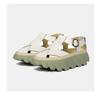 Fashion 2025 Spring Summer Thick-Soled Closed-Toe Sandals for Women Cowhide Casual Outdoor Beach Shoes Platform Hollow Roman Shoes