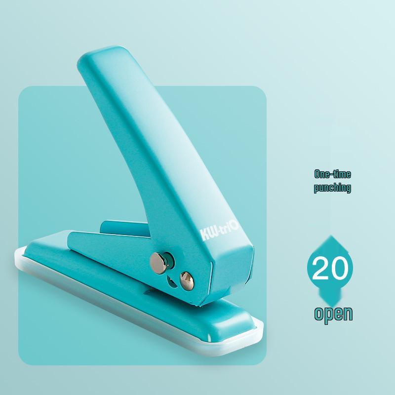 Kede You Manual A4 Paper Hole Puncher - Single Round Hole Binding for Plastic Bags & Loose-leaf Documents