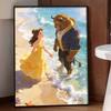 Disney Beauty and the Beast Diamond Paint Painting Art Kit Handmade DIY5D Home Decor Gift