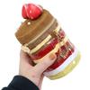 Marushin Zuppa Cake Dessert Transparent Fabric with 0585029500 Yup! Pouch, Chain,