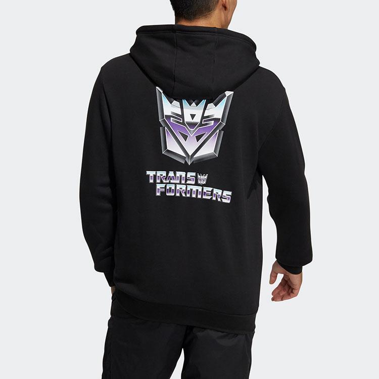 Adidas X Transformers Cartoon Print Hoodie Men Hoodie Black HN4180