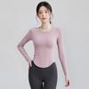 Women's Long-Sleeve Slimming Pilates Training Top
