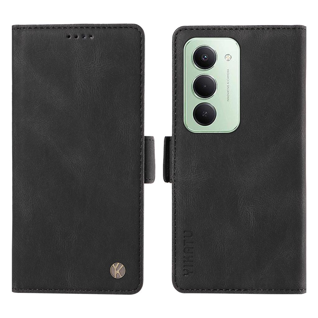 For Xiaomi Redmi 15 4G (EU) (171mm) Leather Case Skin-touch Feeling Wallet Phone Cover