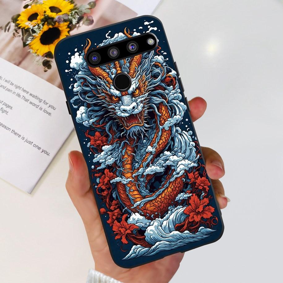 For LG V50 ThinQ 5G Case LM-V500EM Phone Cover Fashion Flower Butterfly Soft Silicone Back Cover For LG V40 V50s Thinq 5G Bumper