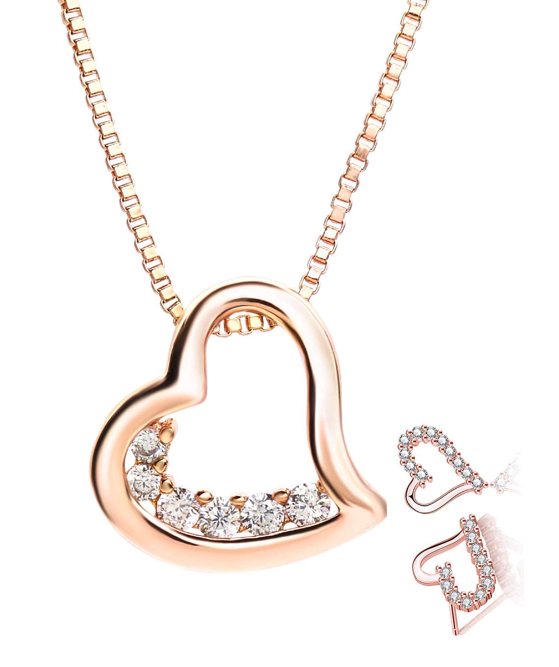 

Fairy Heart Luxury Gift Open Heart Earrings Set Necklace Silver Gift Popular Colors 2 Types 3 Popular Colors Necklace Necklace Gold Plated Earrings білий