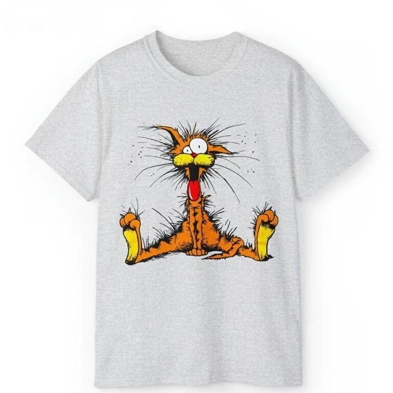 Retro Bill The Cat Shirt Bloom County Unisex Tee S-5XL