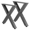 Table Legs, 750 X 790 Mm (H X W) Steel Furniture Legs, Modular Design, Easy Assembly, 1000 Kg Max Load Heavy Duty, for Home Office Desk, Coffee Dinner