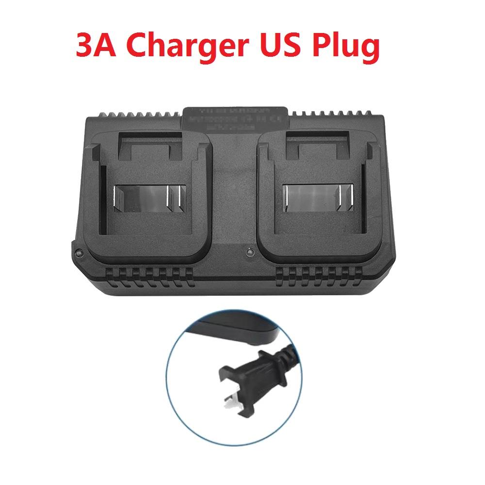 12.6V 2A/18V 21V 1.8A 2A Lithium Battery Charger for Electric Drill Polishing Machine Lawn Mower Washer Battery Adapter