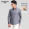 Shanshan Men's Letter Print Long Sleeve Casual Shirt