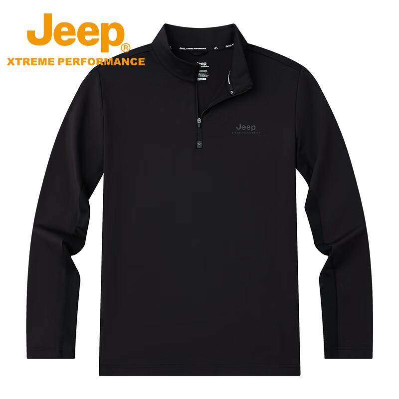 Jeep Men's Long Sleeve Quick-Dry Outdoor T-Shirt