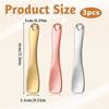 Giantree 3 PCS Mini Metal Facial Makeup Spatula, Skin Care Cosmetic Spatula Reusable Facial Applicator Tool, Beauty Spatulas for Face Mask Cream