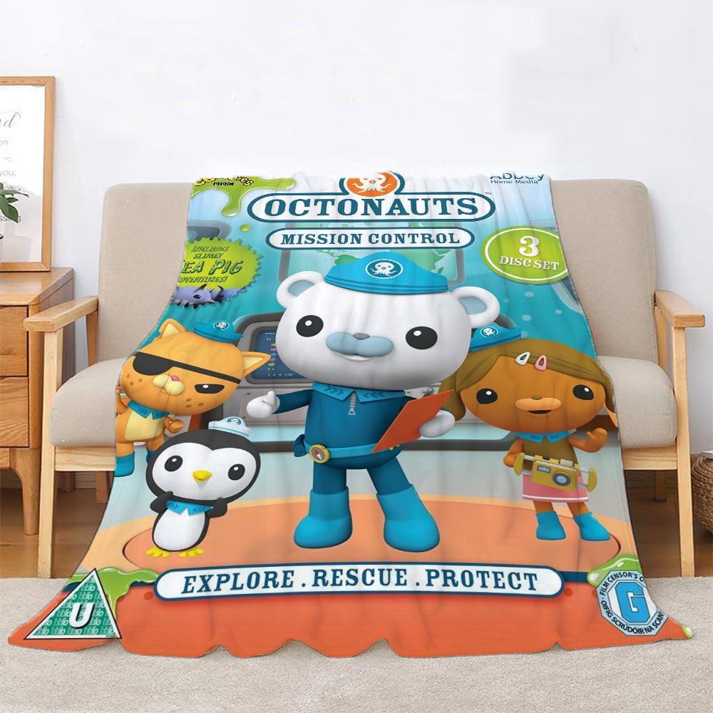 The Octonauts Thermal Blankets for Bed Blanket 150cm X 200cm Knitted Plaid Home Interior Luxury Bedding Beach Towel Throw Knee &