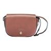 Épure Snap Closure Adjustable Shoulder Strap Leather Crossbody Bag Small Women Crossbody Bag Brown 10253HYZ035