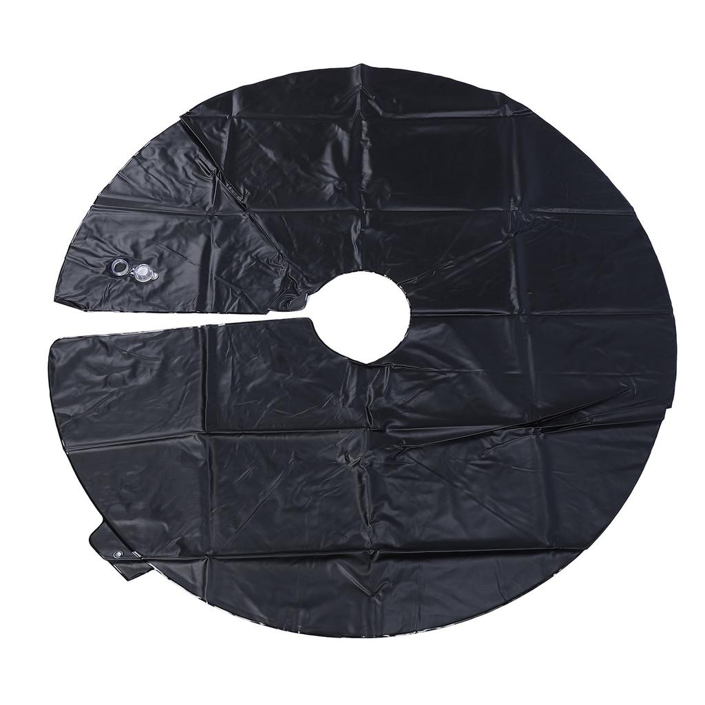 Baumbewässerungsring 10 Gallonen Wiederverwendbarer PVC Tropfbewässerungs-Wasserbeutel zum Pflanzen Gärtnern Schwarz