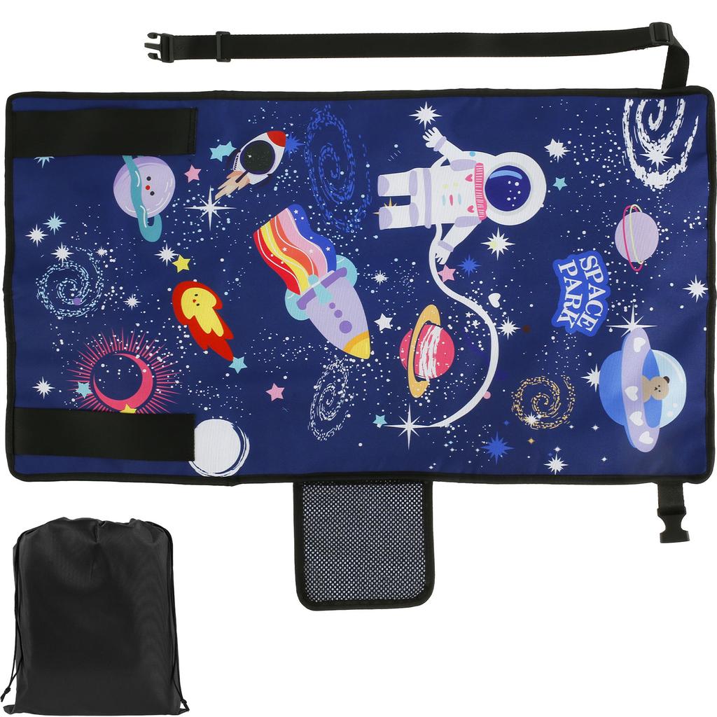 Kids Airplane Footrest Portable Kids Airplane Seat Extender Colorful Airplane Foot Hammock Breathable Toddler Airplane Bed