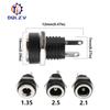 5.5X2.1/5.5X2.5MM DC Power Jack Socket Supply Female Panel Mount Connector Plug Adapter 2 Terminal Type DC Connector 5.5*1.35
