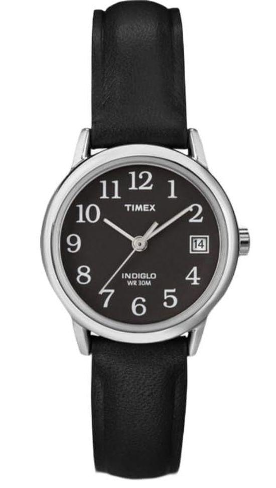 

Часы Timex Easy Reader T2N525 кварцевые водонепроницаемые до 3 АТМ минеральное стекло черный циферблат латунь [TIMEX] женские [Товар]