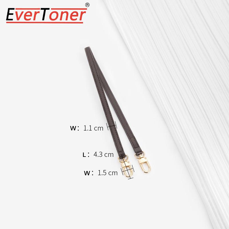 EverToner Dark Brown Handbag Leather Strap For L- Spee-dy 20/25/30 Bag Crossbody Bag Accessories