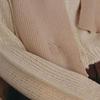 YAN13 COZY RIBBED MUFFLER_BEIGE