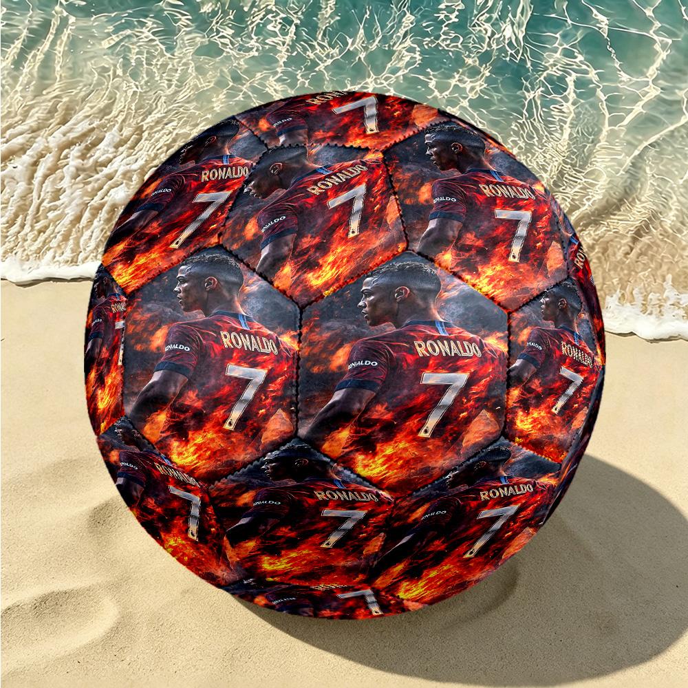 1pc Cr Football Legend Soccer Ball Size 5, Suitable for Practice Matches/tournament Training,Lightweight and Durable. Cl7021