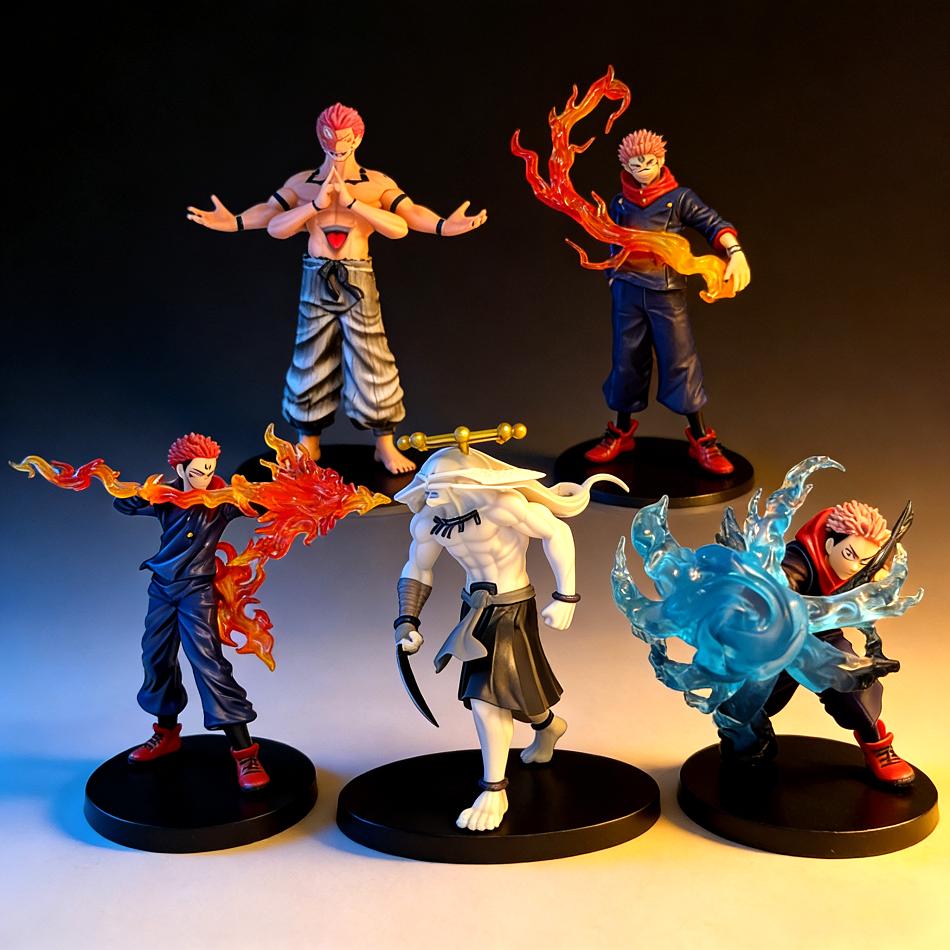 Figurină Anime Jujutsu Kaisen Ryomen Sukuna Figurine de Acțiune Statuie din PVC Ornament pentru Birou Model de Colecție Jucării Cadouri