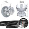 Dryer Belt and Pulley Replacement Dryer Machine Belt Metal and Plastic Texture Suitable for Longevity in Home Appliances