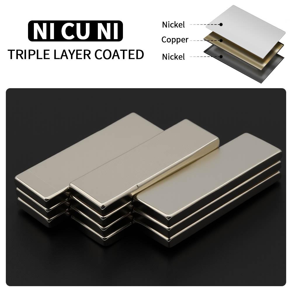 60x20x5mm Ισχυρός Μαγνήτης Νεοδυμίου N35 NdfeB Μόνιμος Μαγνητικός Κύβος Εξαιρετικά Ισχυροί Μαγνήτες Ψυγείου DIY