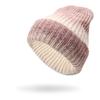 Tie-Dye Gradual Change Color Wool Hat Women'S Warm Gradual Change Rainbow Knitted Hat Ear Protector Pullover Hat