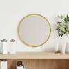 Day and Night - Day and Night Round Golden Wall Mirror Ø20 Cm