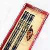 wood chopsticks 2 pairs with holders Chinese characteristics China Affairs presents best gift chopsticks souvenir