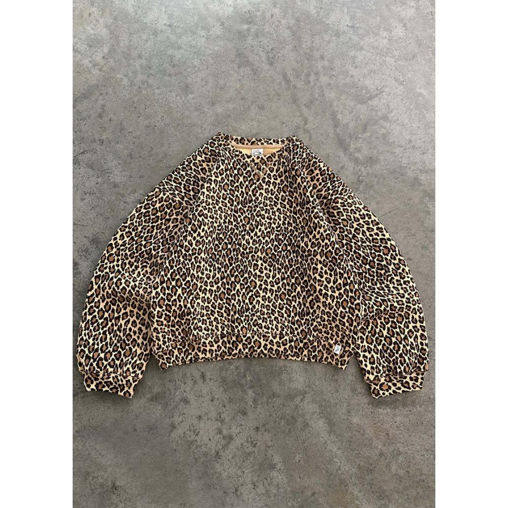 Completo Unisex con Felpa Oversize a Manica Lunga Stampa Alberi Mimetica Streetwear Completo Due Pezzi